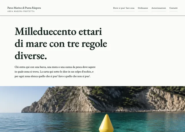 Anteprima: Il parco marino